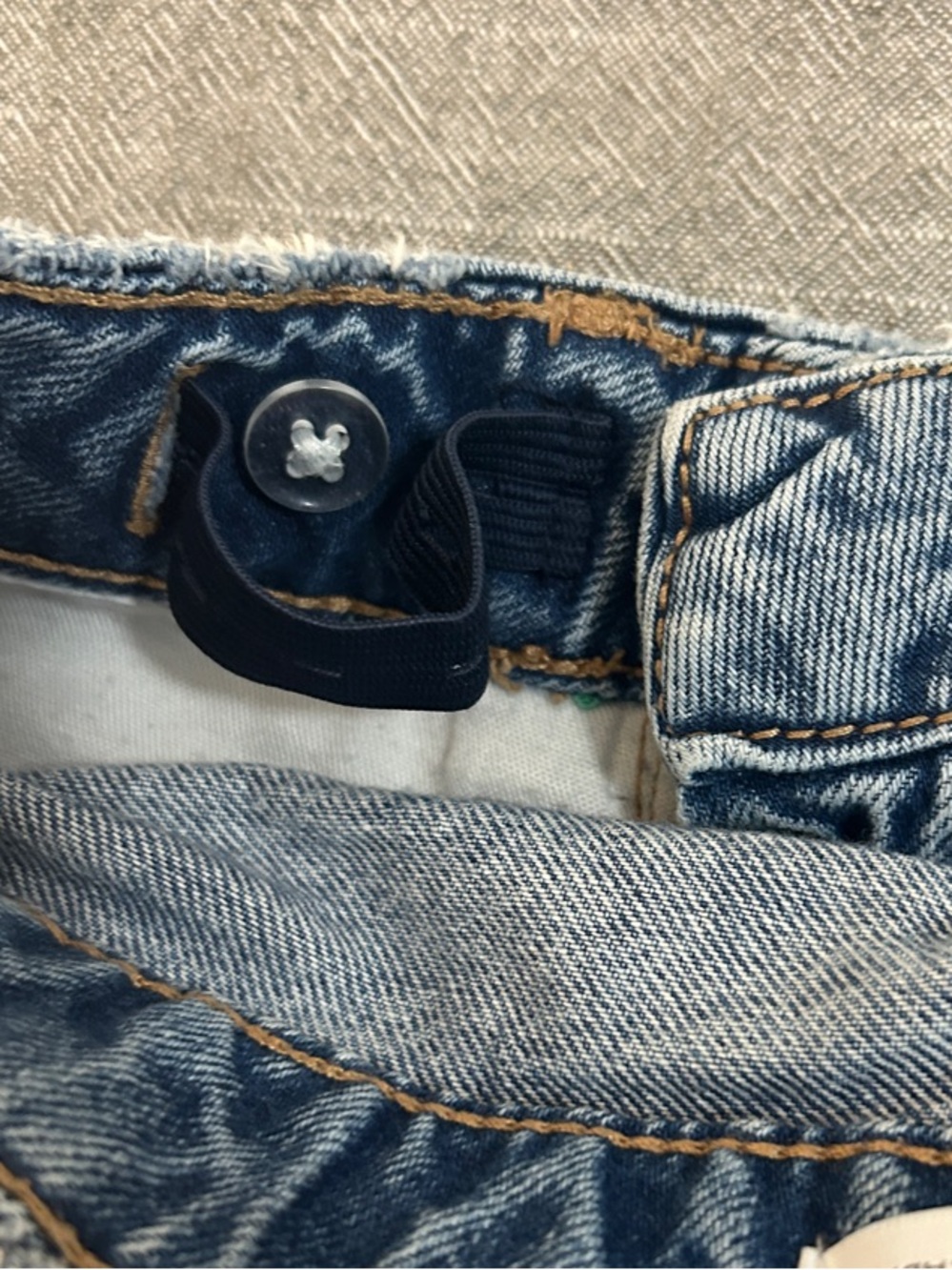 Zara Girls Kids Wide-Leg Denim Jeans in Blue - back to school - size 11/12 - Picture 6 of 8